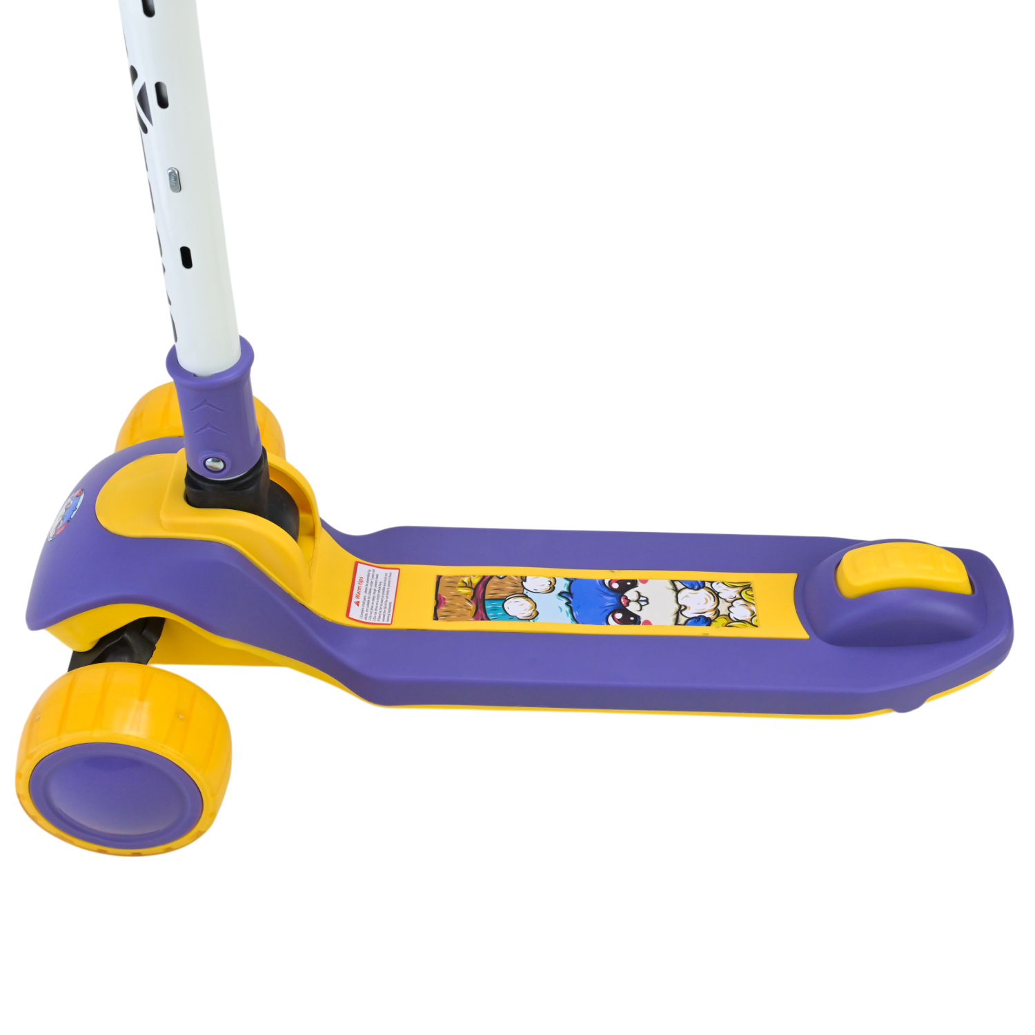 Самокат дитячий 3-х коліс арт. SC812 (8шт) 4 кольори, 2 колеса, PU світло, заднє пластик,складний у пакеті