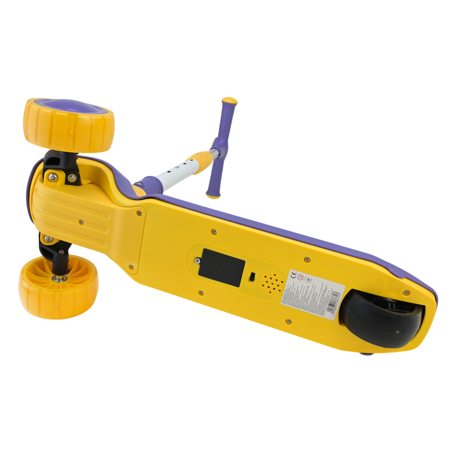 Самокат дитячий 3-х коліс арт. SC812 (8шт) 4 кольори, 2 колеса, PU світло, заднє пластик,складний у пакеті