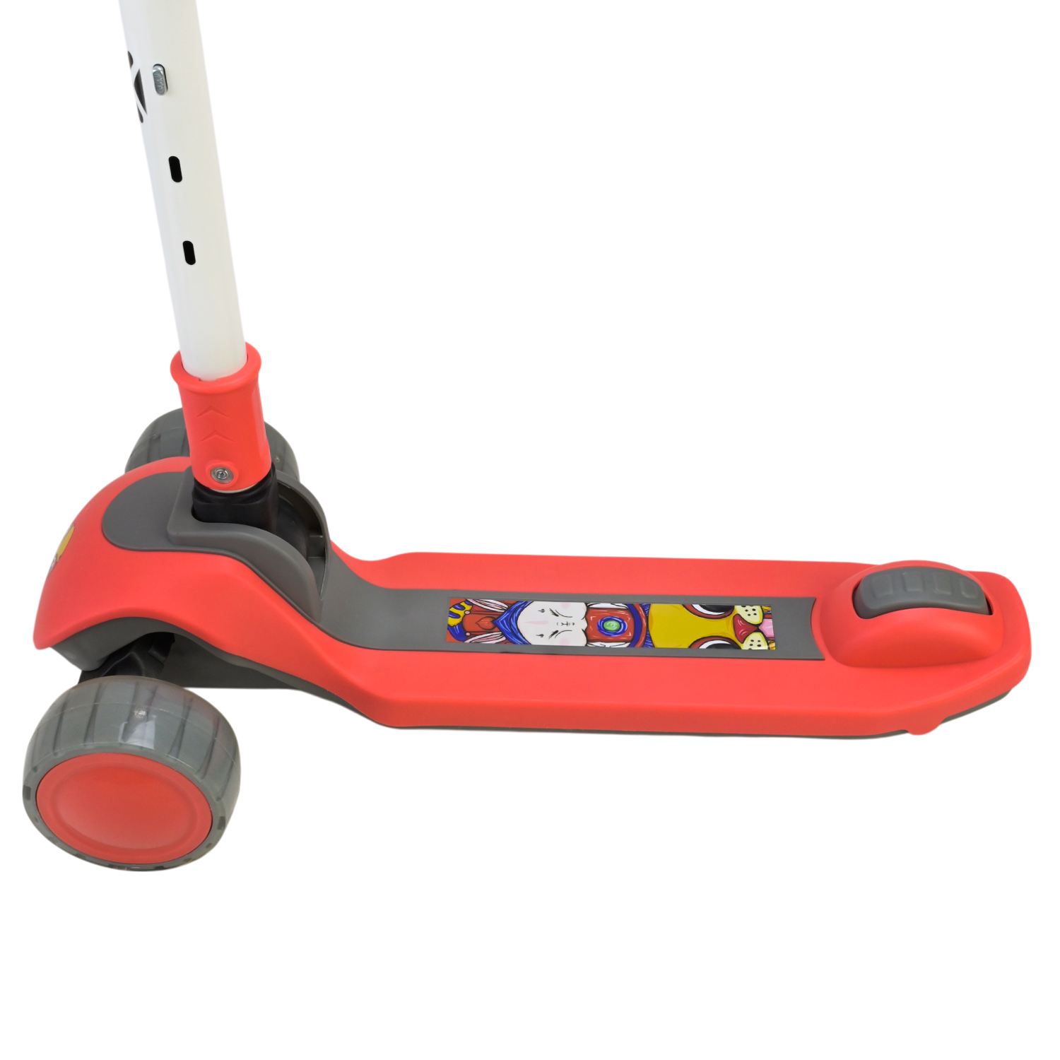 Самокат дитячий 3-х коліс арт. SC812 (8шт) 4 кольори, 2 колеса, PU світло, заднє пластик,складний у пакеті