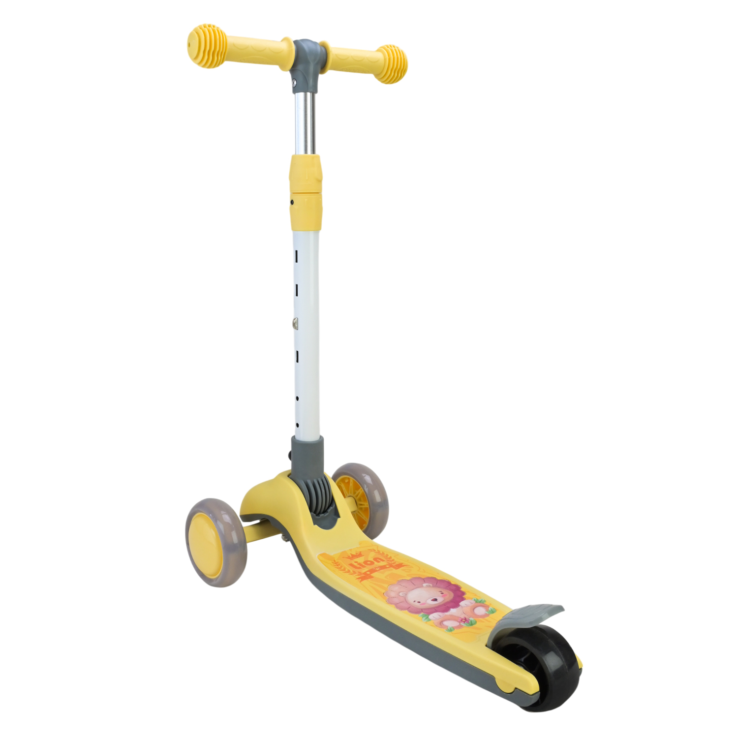 Самокат дитячий 3-х коліс арт. SC817 (6шт) 3 кольори, 2 колеса, PU світло, заднє пластик,у кор