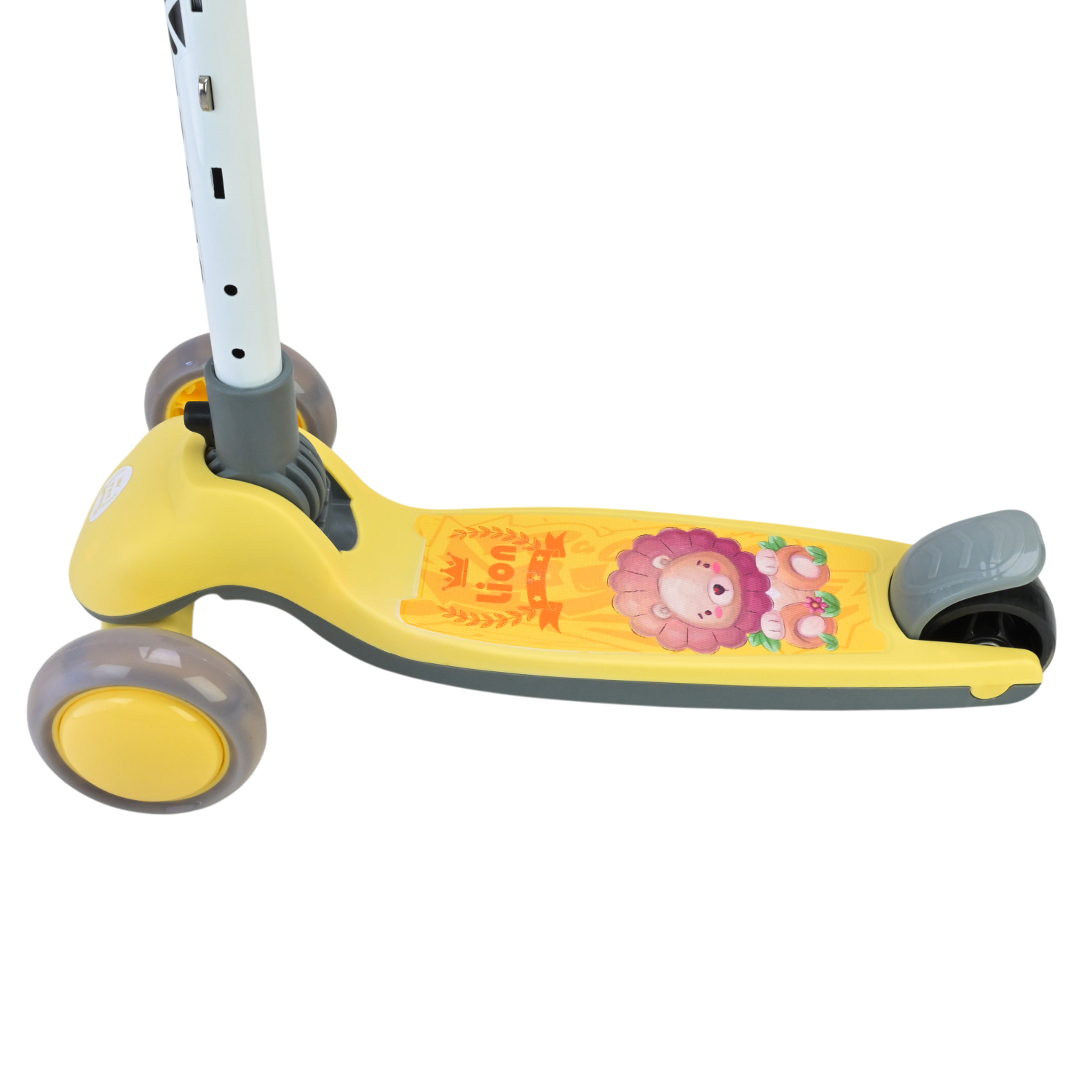 Самокат дитячий 3-х коліс арт. SC817 (6шт) 3 кольори, 2 колеса, PU світло, заднє пластик,у кор