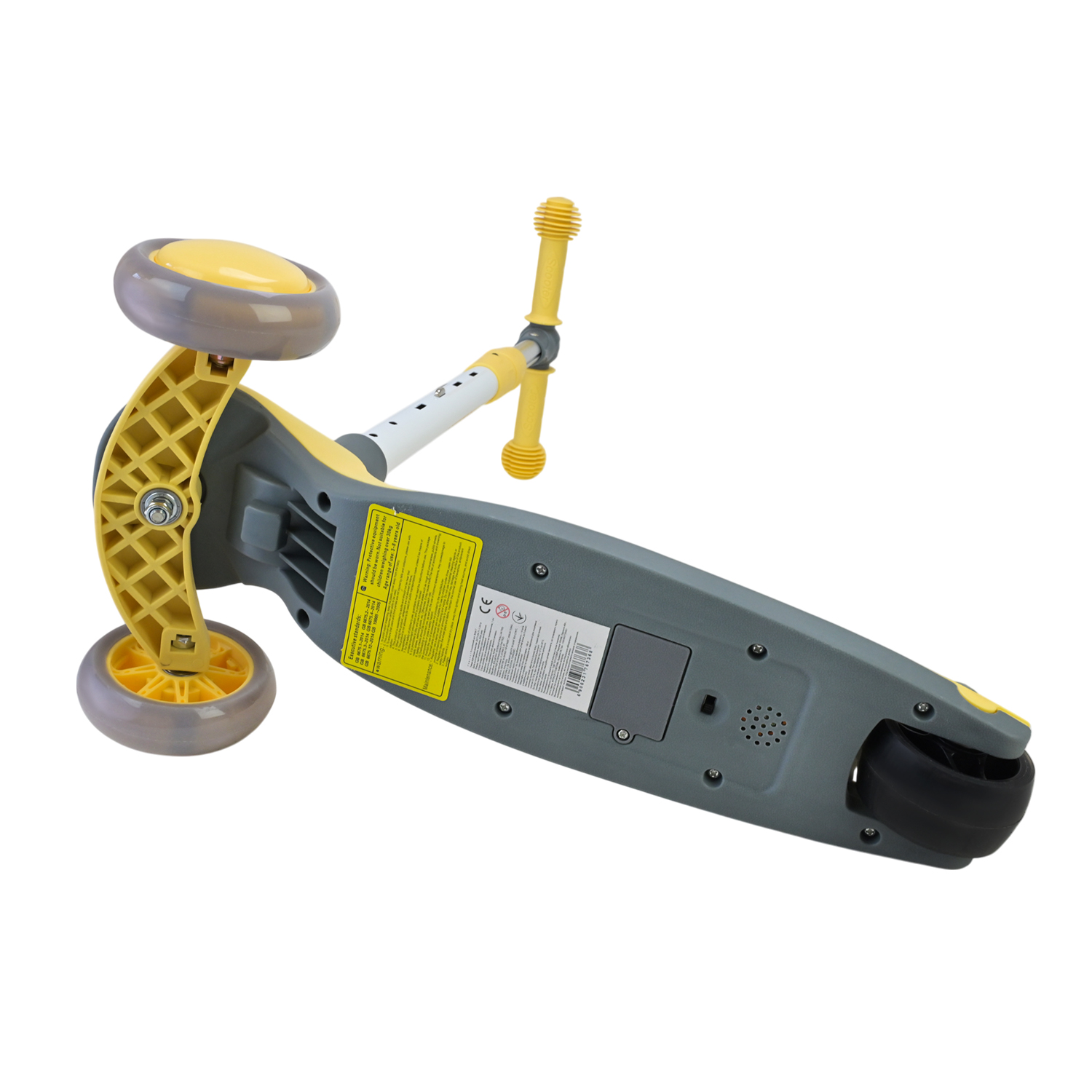 Самокат дитячий 3-х коліс арт. SC817 (6шт) 3 кольори, 2 колеса, PU світло, заднє пластик,у кор