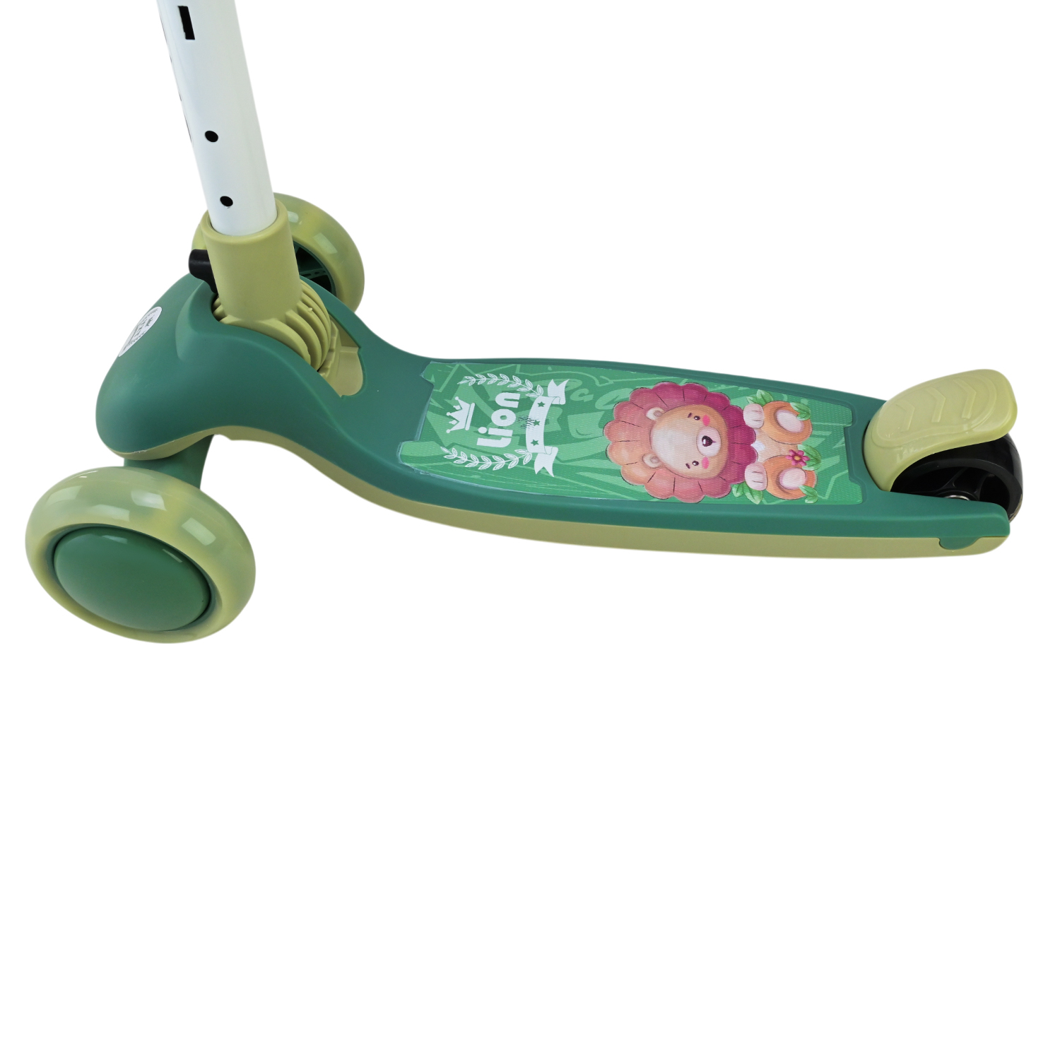 Самокат дитячий 3-х коліс арт. SC817 (6шт) 3 кольори, 2 колеса, PU світло, заднє пластик,у кор