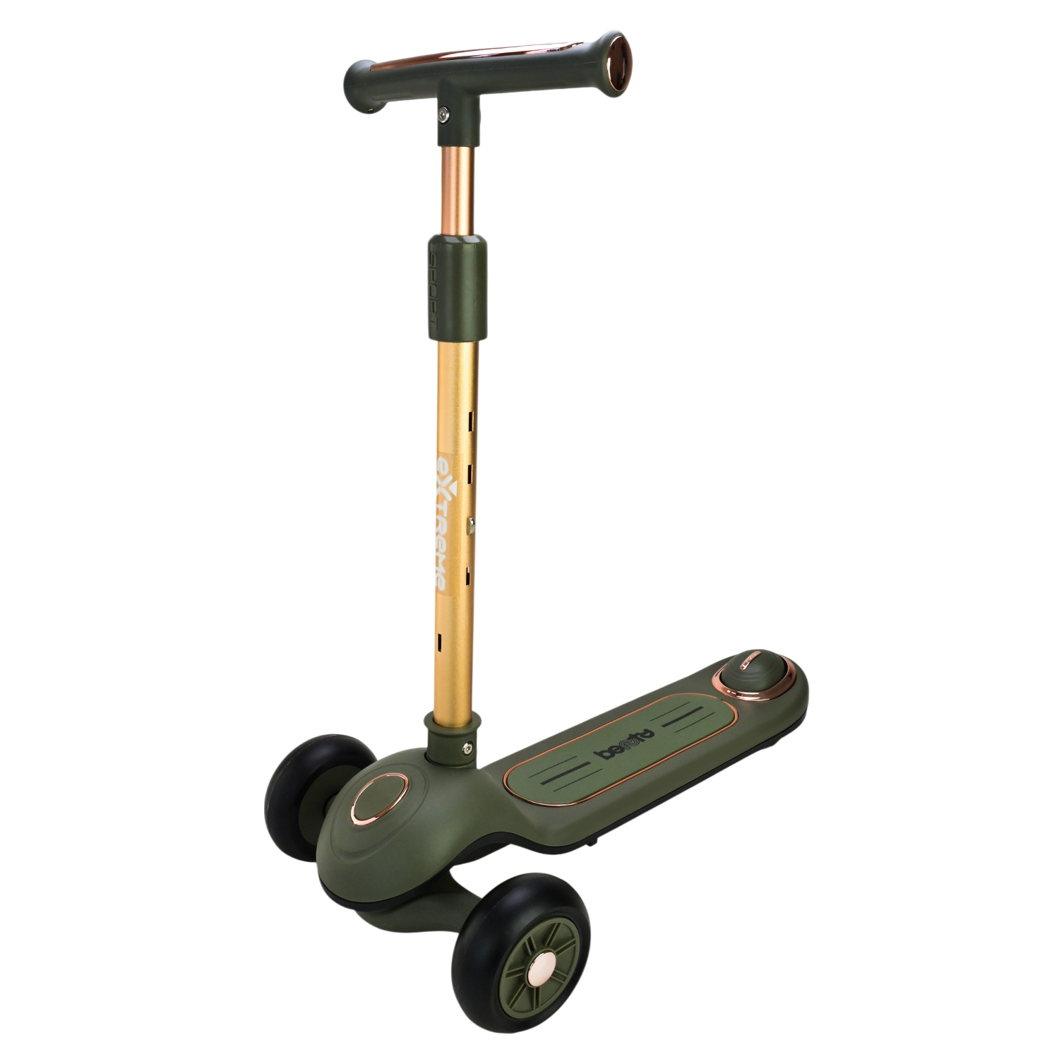 Самокат дитячий 3-х коліс арт. SC820 (6шт) 5 кольорів, 2 колеса, PU світло, заднє пластик,складний,у кор