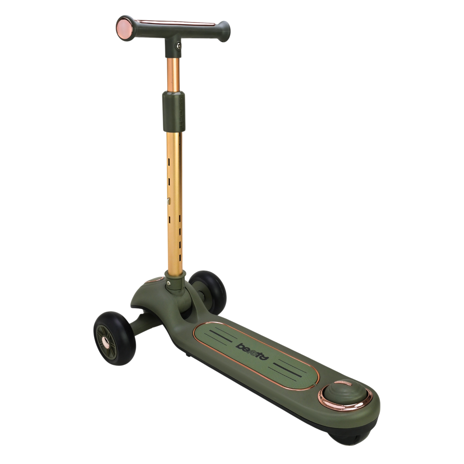 Самокат дитячий 3-х коліс арт. SC820 (6шт) 5 кольорів, 2 колеса, PU світло, заднє пластик,складний,у кор