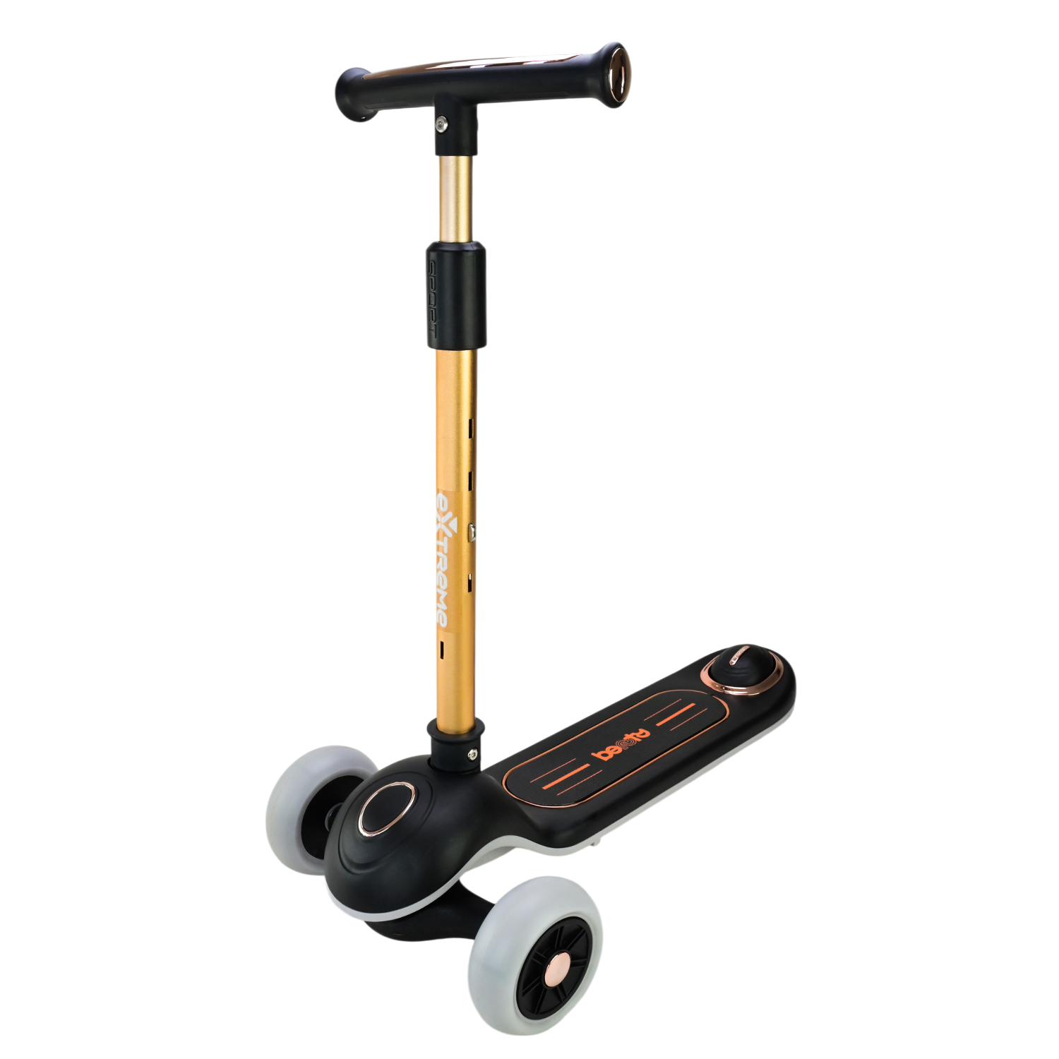 Самокат дитячий 3-х коліс арт. SC820 (6шт) 5 кольорів, 2 колеса, PU світло, заднє пластик,складний,у кор