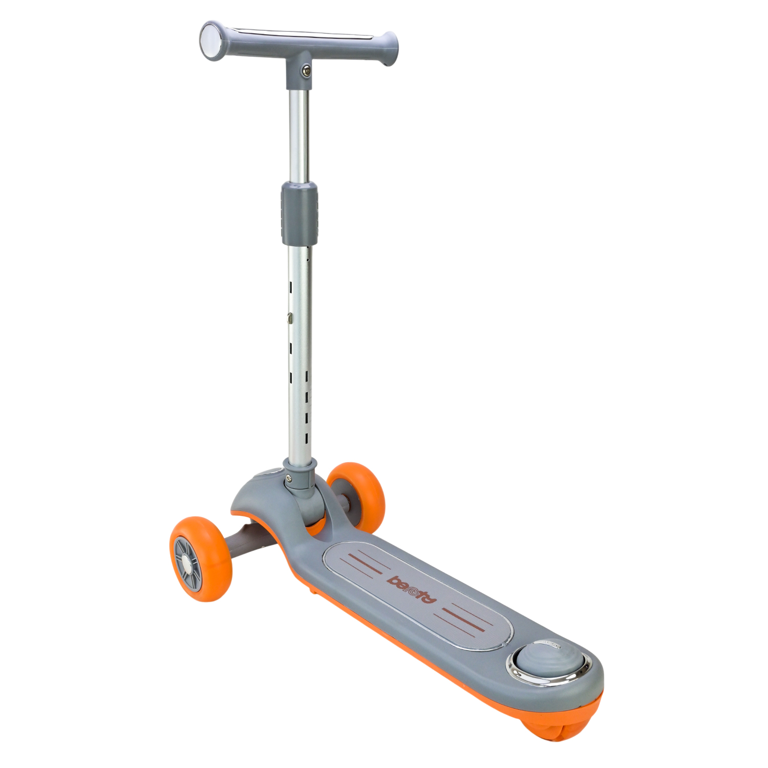 Самокат дитячий 3-х коліс арт. SC822 (3шт) 3 кольори, 2 колеса, PU світло, заднє пластик,складний з батьківск.ручкою та дахом,у кор