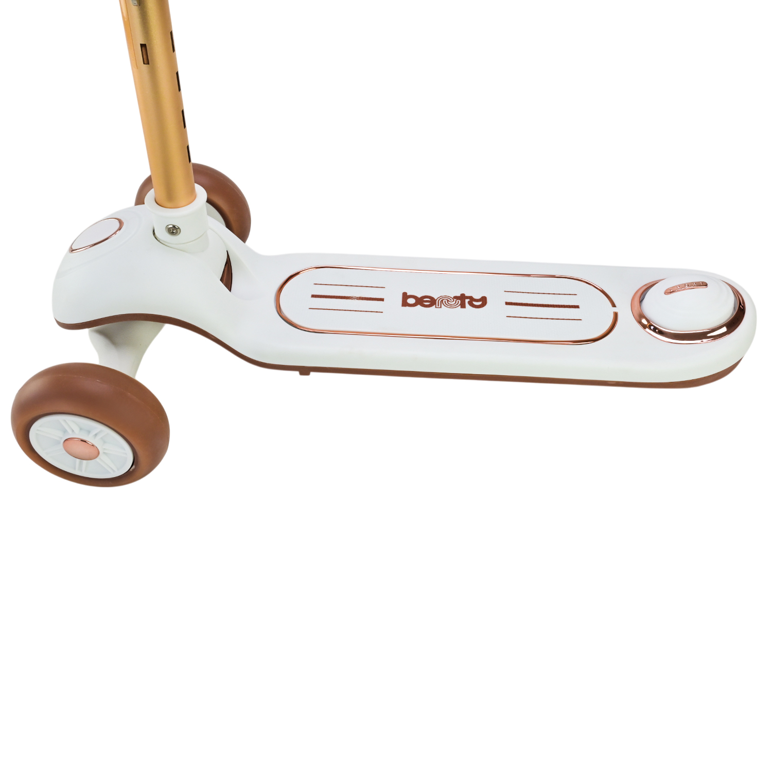 Самокат дитячий 3-х коліс арт. SC822 (3шт) 3 кольори, 2 колеса, PU світло, заднє пластик,складний з батьківск.ручкою та дахом,у кор