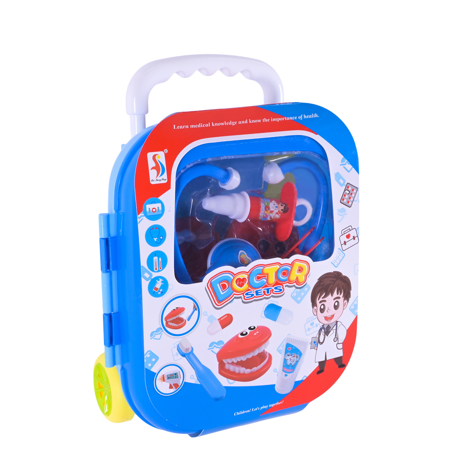 Лікар набір арт. SD169-265A/B (36шт/2) мікс 4 види. Стоматолог, аксес валіза 28*11*34см