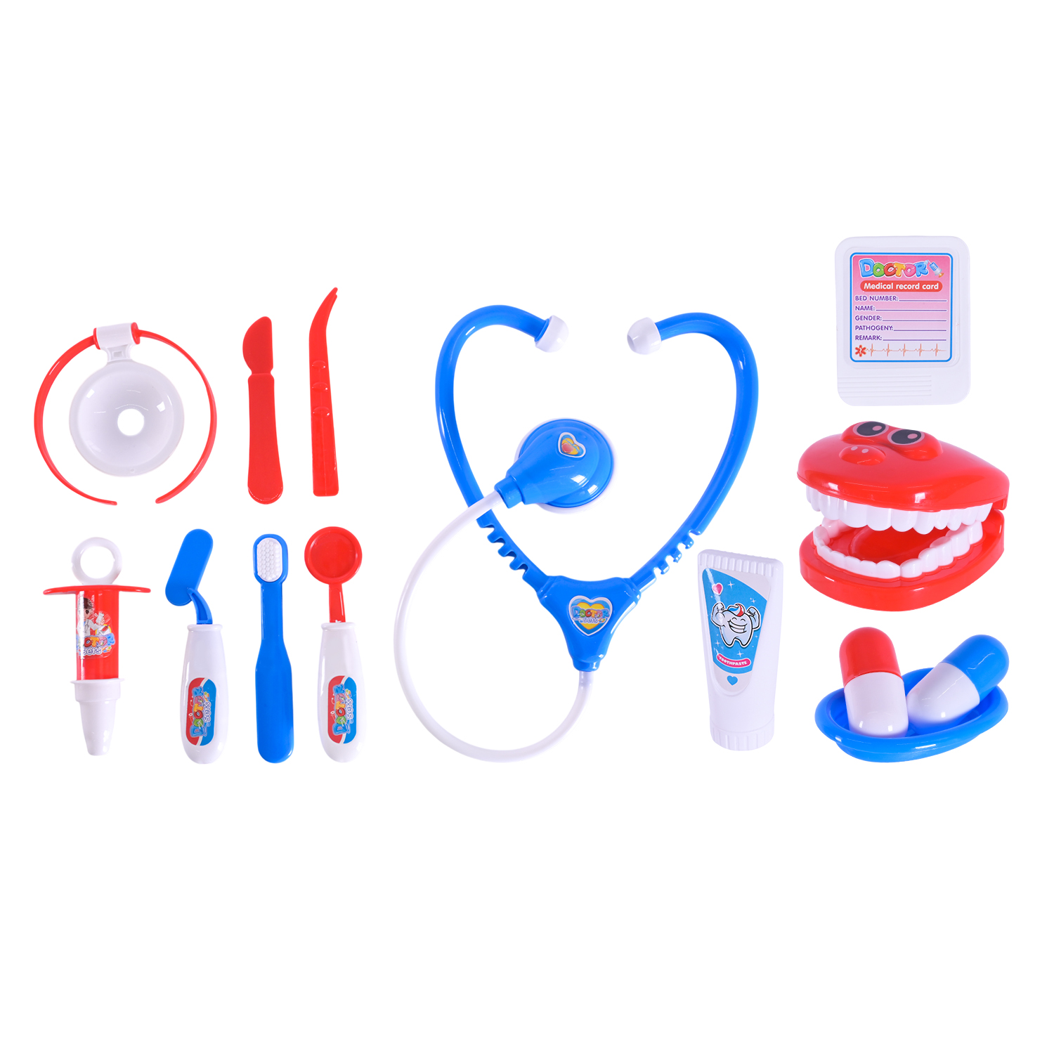 Лікар набір арт. SD169-265A/B (36шт/2) мікс 4 види. Стоматолог, аксес валіза 28*11*34см