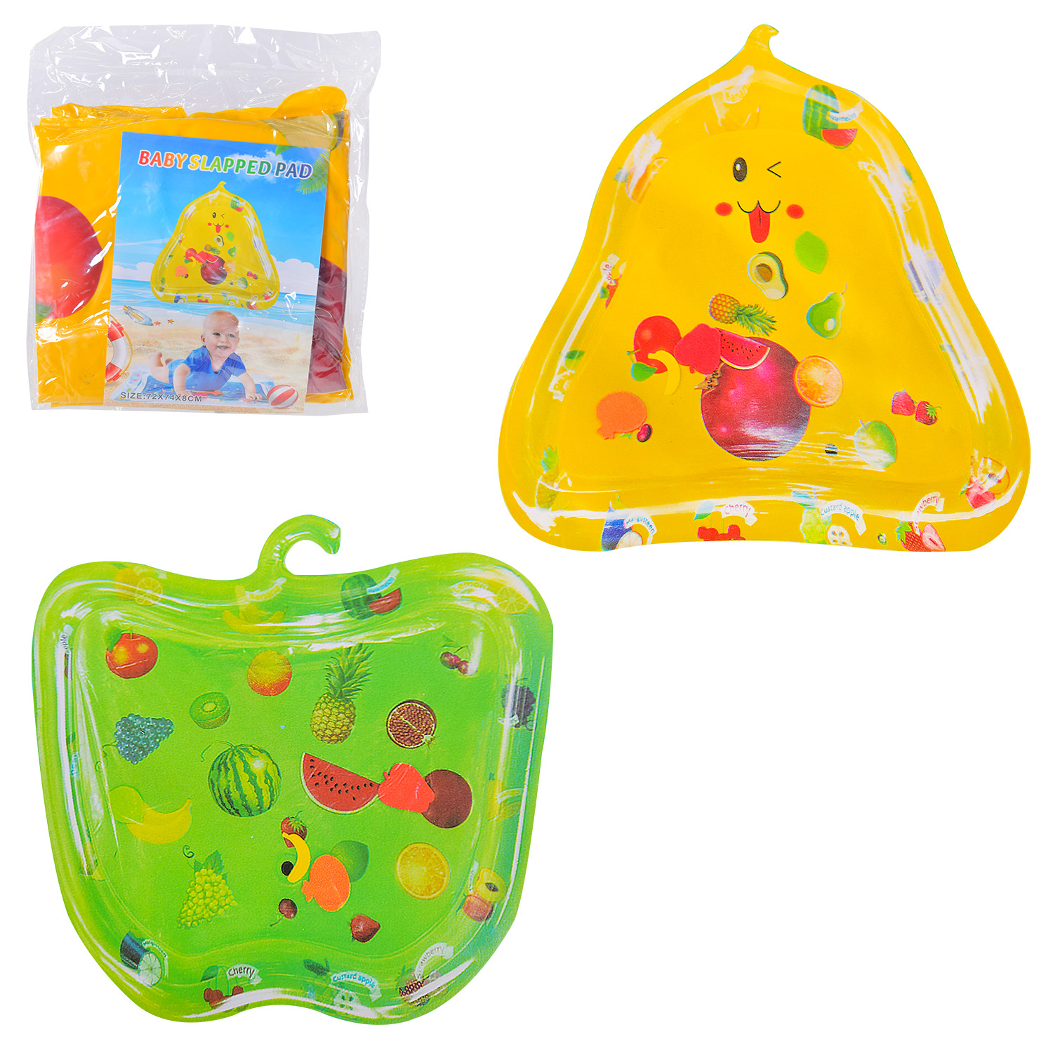 Килимок з водою арт. 20238 (150 шт) Фрукти 72*74 см пакет.