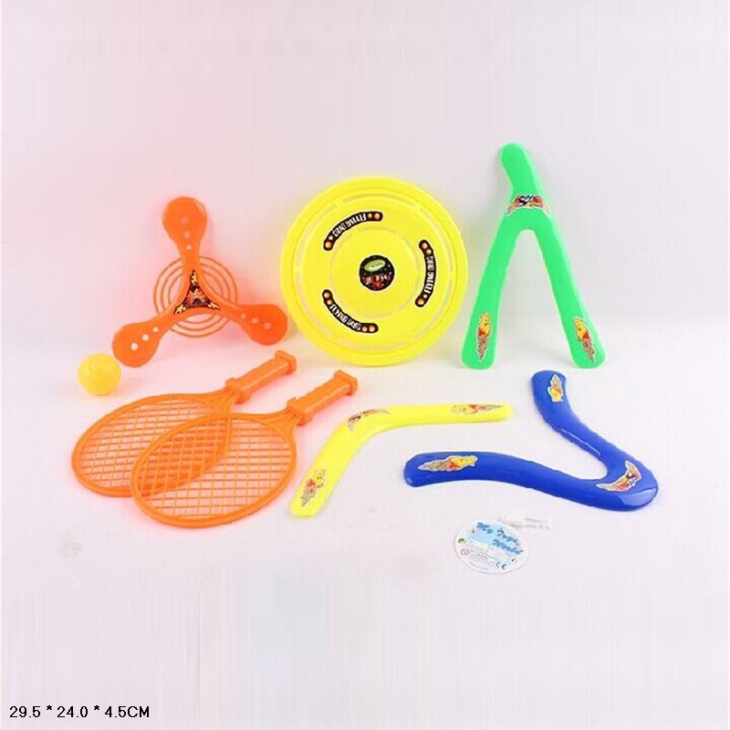 Спортивний набір арт. 628-9 (72шт/2) 2 ракетки, фрісбі пакет. 22 * 7 * 28 см