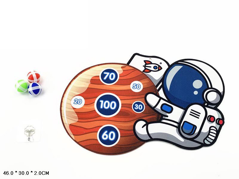 Дартс арт. TT929 (240шт/2) Космос, 3 м'ячики пакет. 46*30*2 см