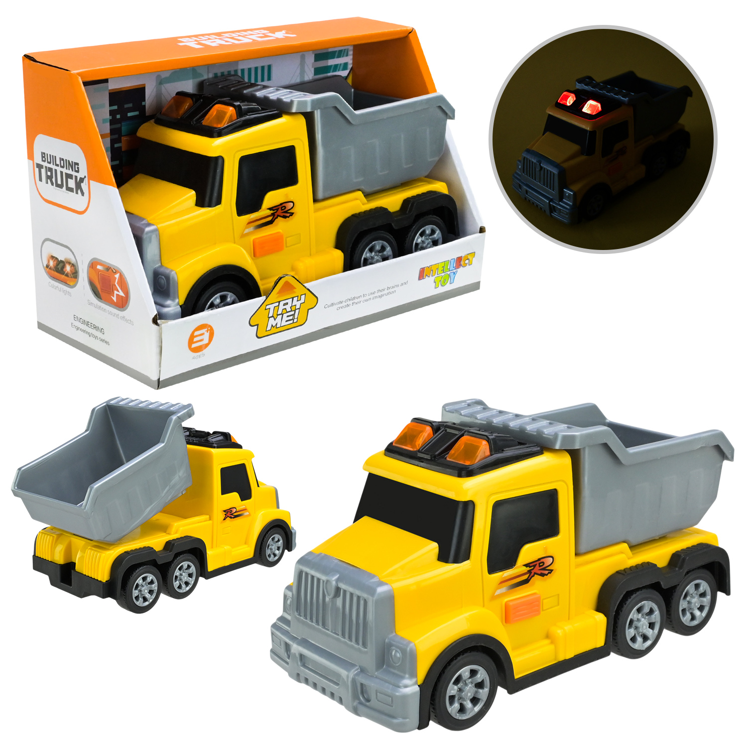 Машина арт. XH325-C (84шт/2) батар.,будтехніка,світло,звук,короб. 20*13*10см