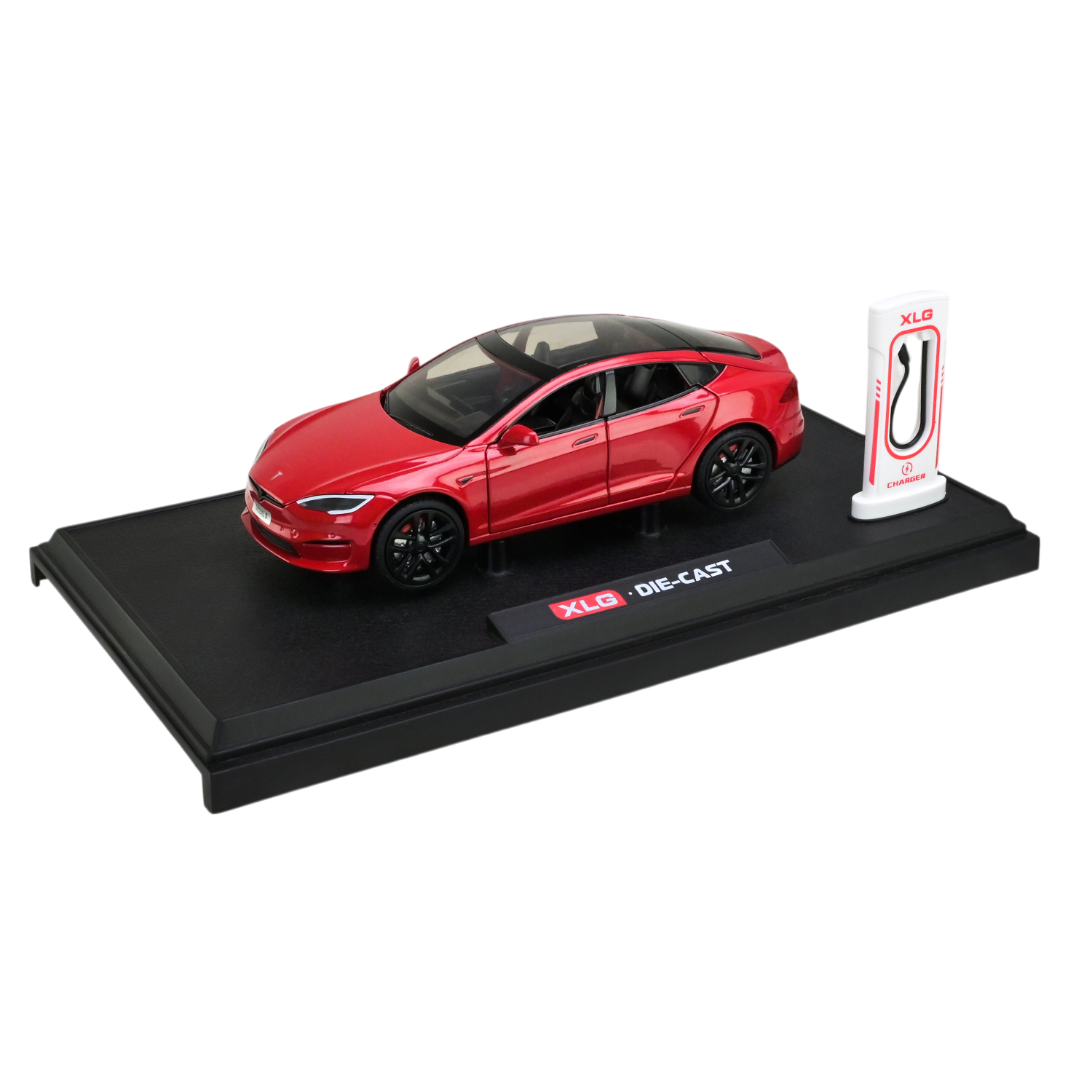 Машина мет. АВТОПРОМ арт. AP7713 (12шт) 1:24,5 кольорів, із зарядною станцією, батар, світ., звук, двері відкр., в короб.29*16*12,6см