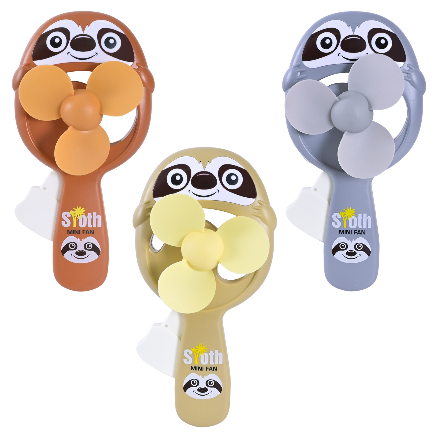 Вентилятор ручний арт. 8706A (432шт/2) 3 кольори мікс, 36 боксів по 12шт, бокс 29,5*18,3*18,5см р-р 8,5*17 см