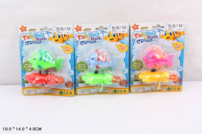 Іграшка водоплавна  арт. 0809 (480шт/4)заводна, 2 види мікс, на планшет 19*14*4см