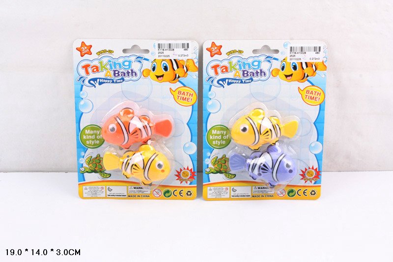 Іграшка водоплавна  арт 2525 (480шт/4)заводна, 2 види мікс, на планшет 19*14*3см