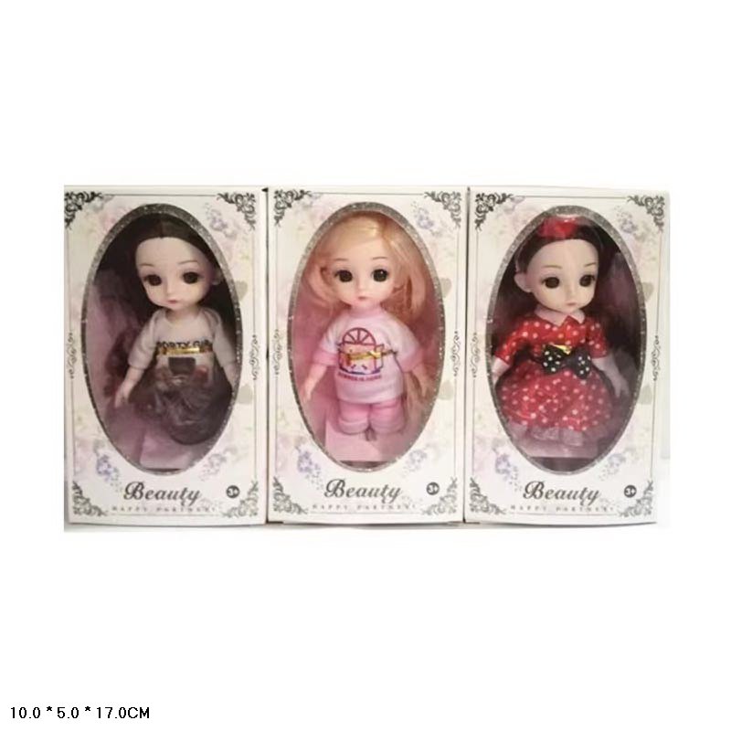 Лялька арт. 3396-144 (280шт/2)   мікс 3 види короб. 10*5*17см