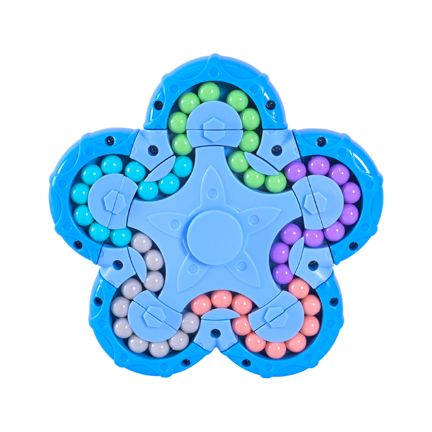 Головоломка арт. JP777 (120шт) 3 кольори мікс, лабіринт з намистин, короб. 14,2*14,2*3,7 см.