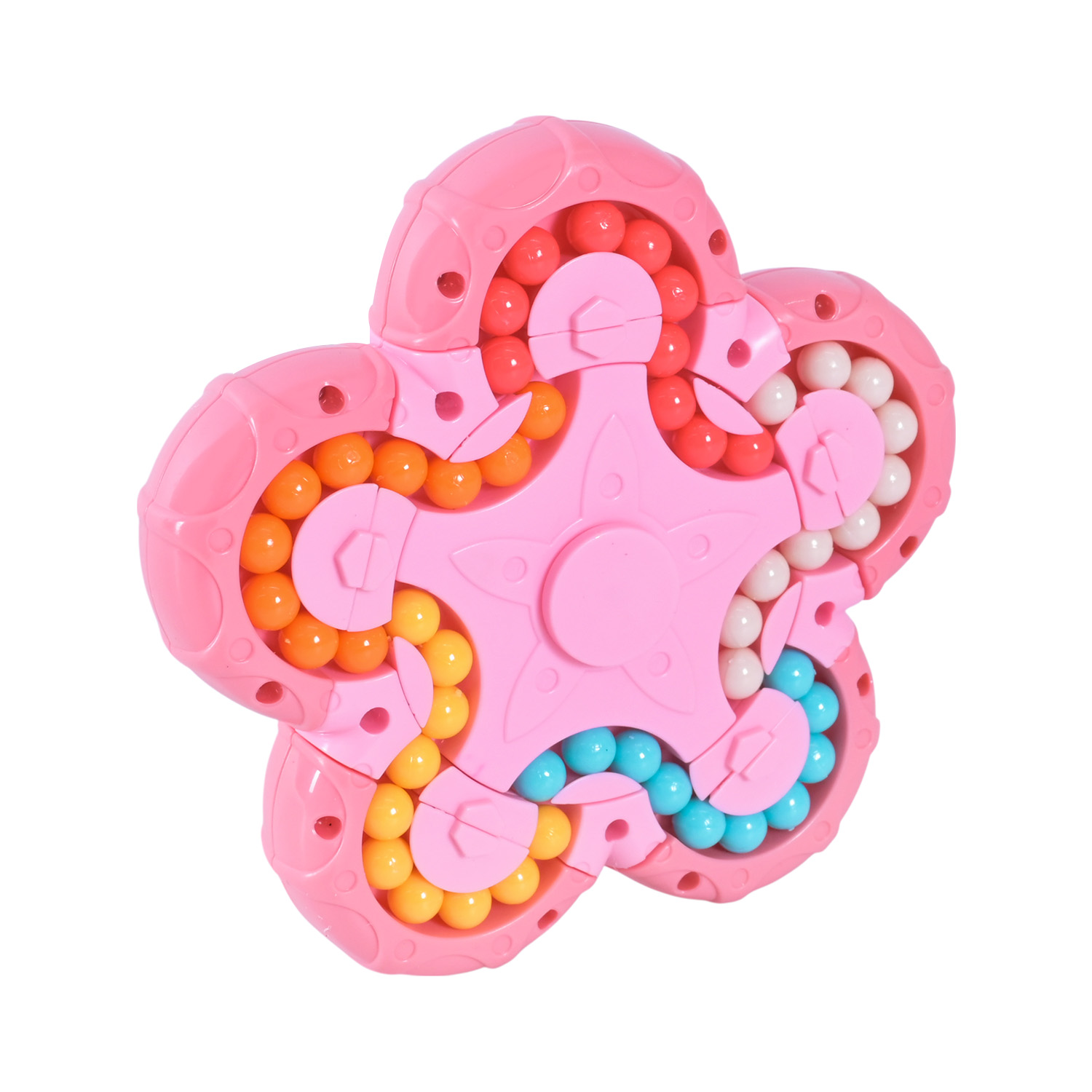 Головоломка арт. JP777 (120шт) 3 кольори мікс, лабіринт з намистин, короб. 14,2*14,2*3,7 см.