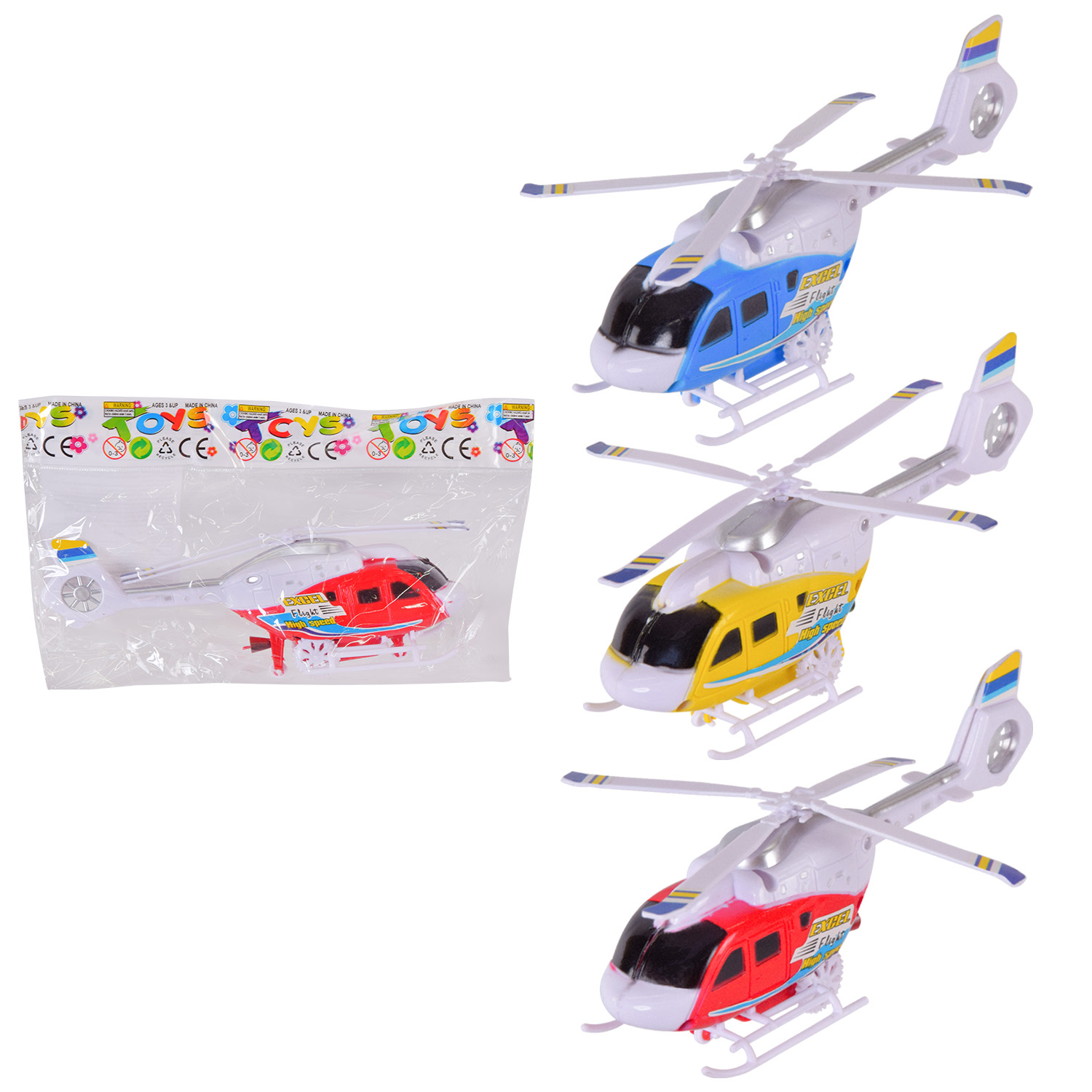 Вертоліт арт. 1688-2A (432шт/2) 4 кольори, пакет 21,5*6*9см