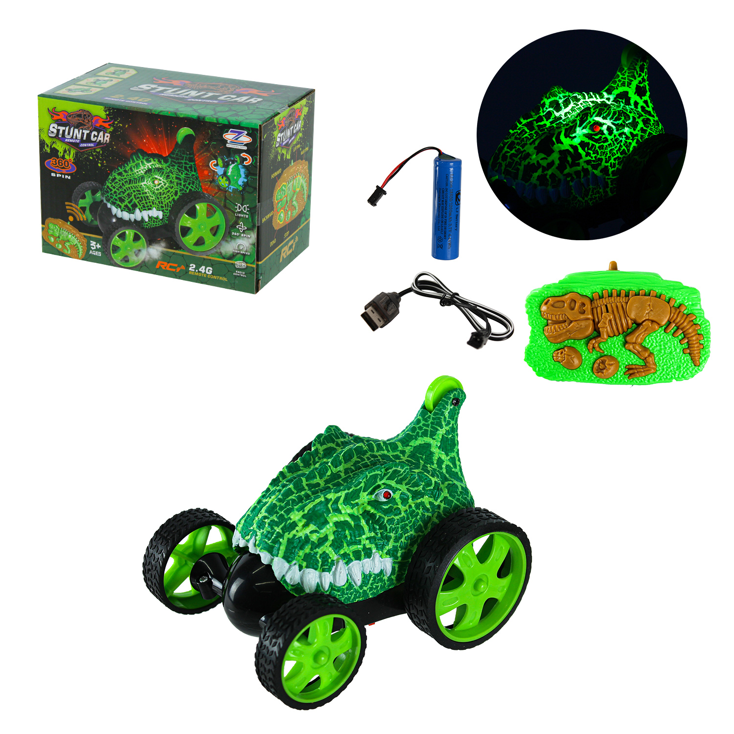 Перевертиш арт. 999-5Б (36шт/2) р/к акумулятор, світло, короб. 16,2*9,8*11,5см