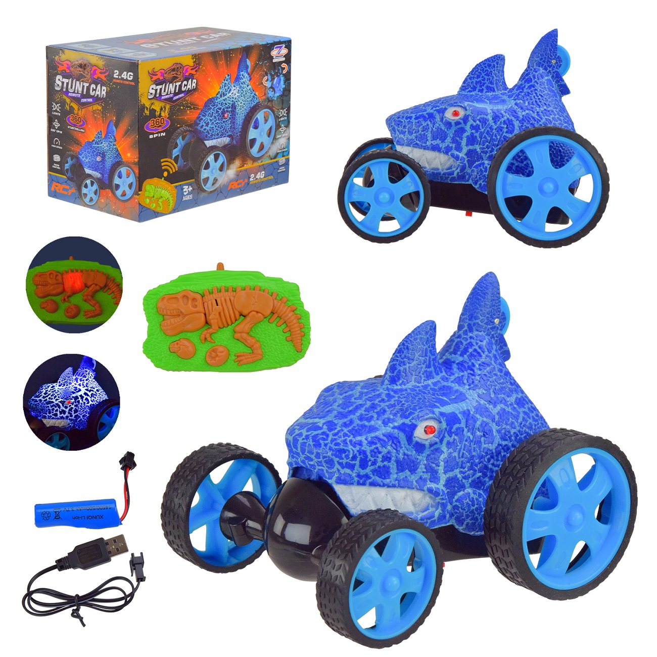 Перевертиш арт. 999-5C (36шт/2) р/к акумулятор, світло, короб. 16,2*9,8*11,5см