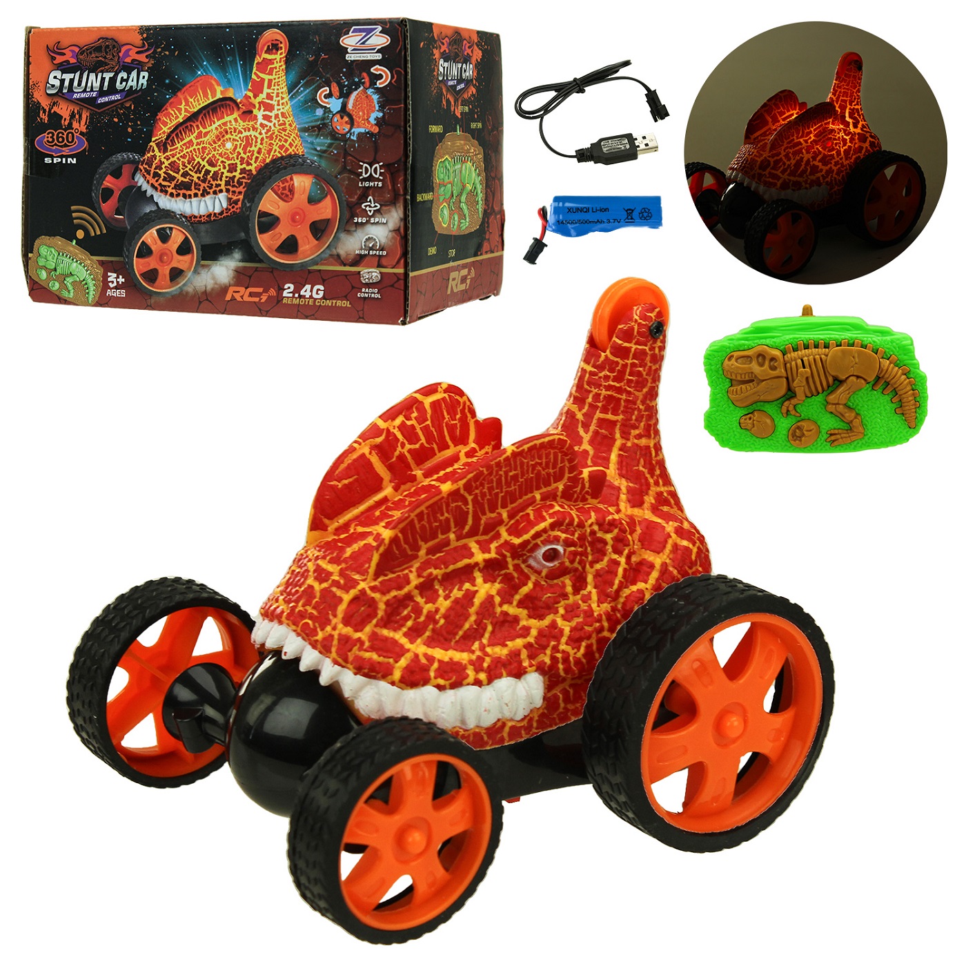 Перевертиш арт. 999-5G (36шт/2) р/к акумулятор, світло, короб. 16,2*9,8*11,5см