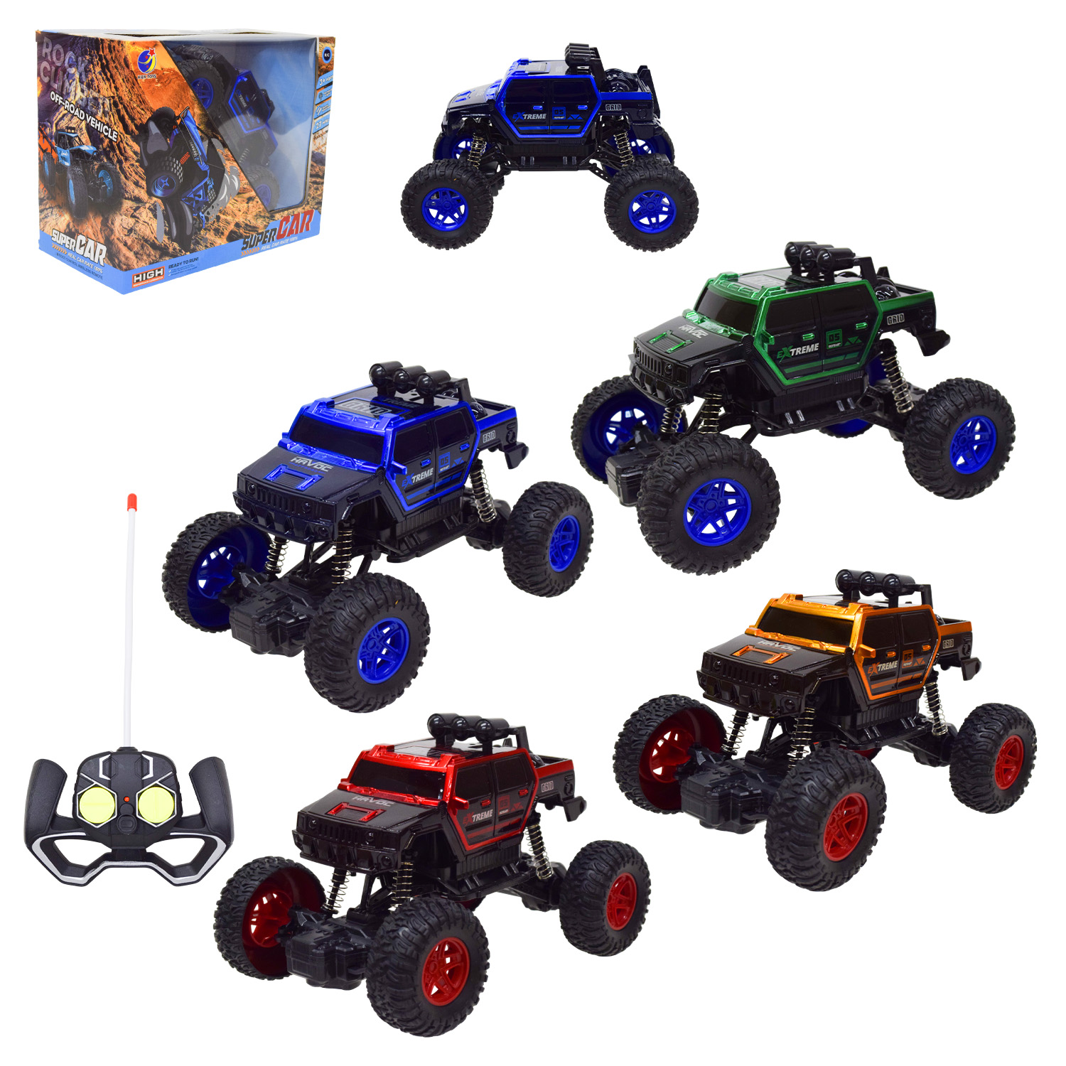 Машина р/к арт. KQX-533A (18шт/2)  4 кольори короб. 26,5*14*21,5см