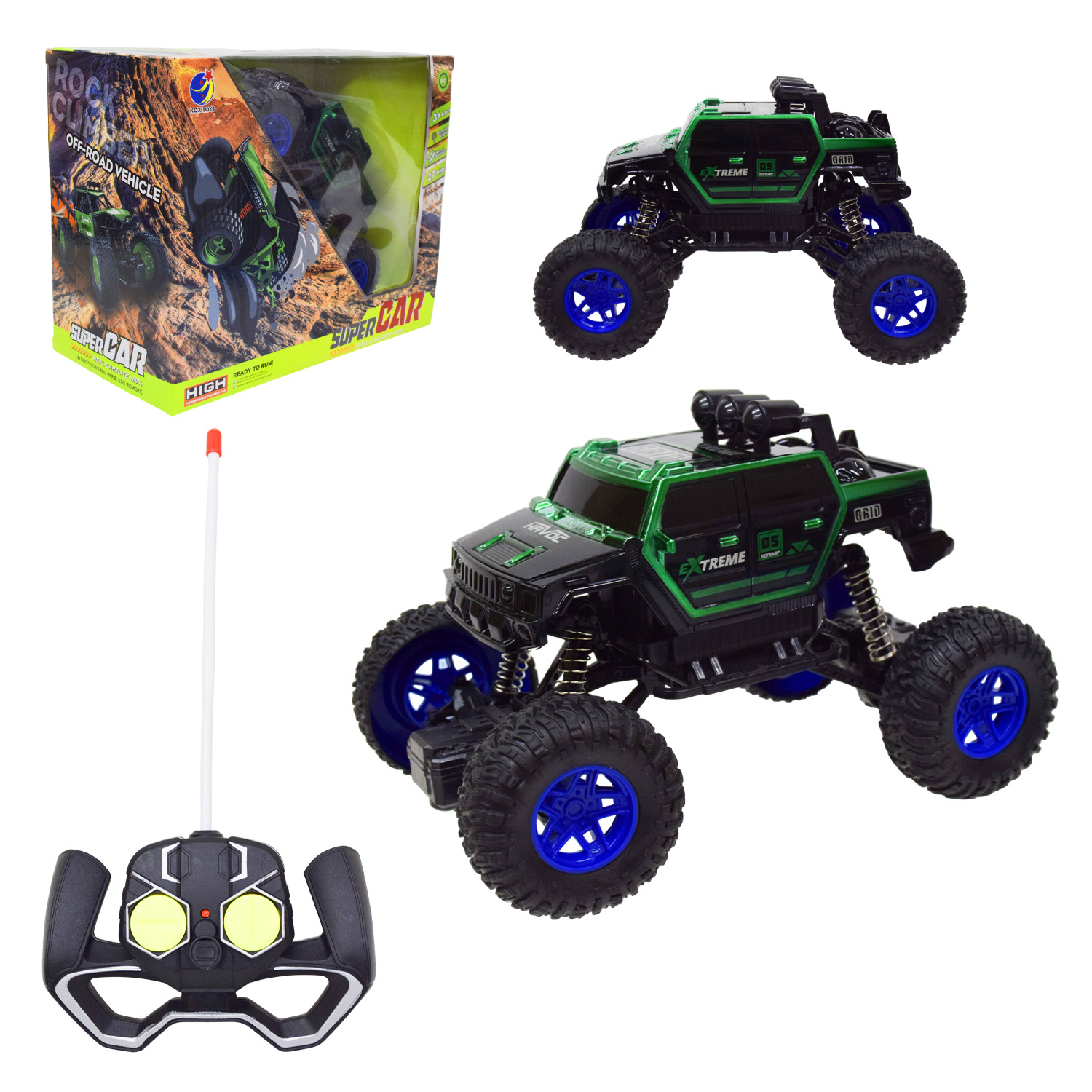 Машина р/к арт. KQX-533A (18шт/2) 4 кольори короб. 26,5*14*21,5см