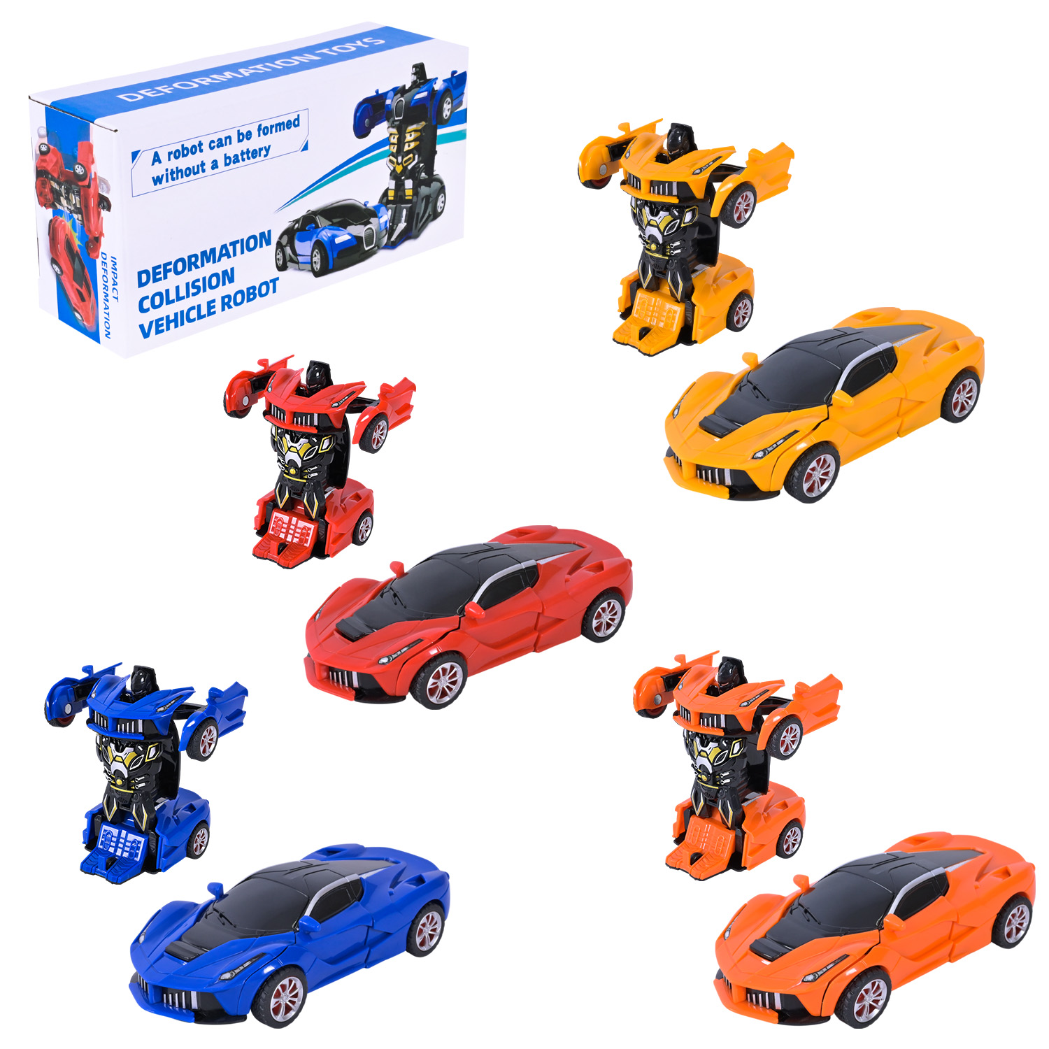 Робот арт. MY688-9 (360шт/2) 4 кольори  інерц., короб. 13,6*6,5*5,5см