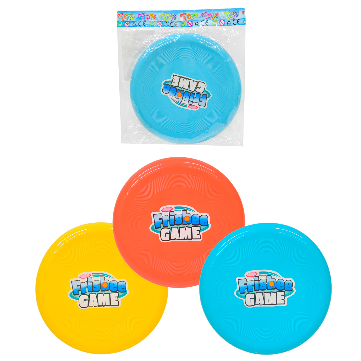 Тарілка арт. NS-N801 (480шт/4) фомовий,3 кольори пакет.