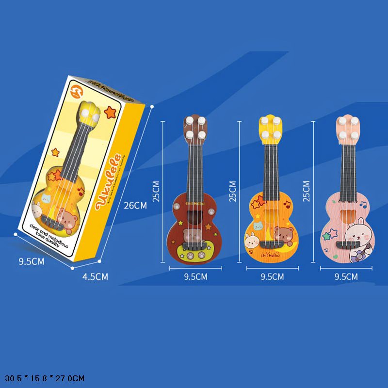 Гітара арт. 8831 (162шт/2) 3 кольри мікс, р-р 25*9,5см, короб. 26*9,5*4,5см
