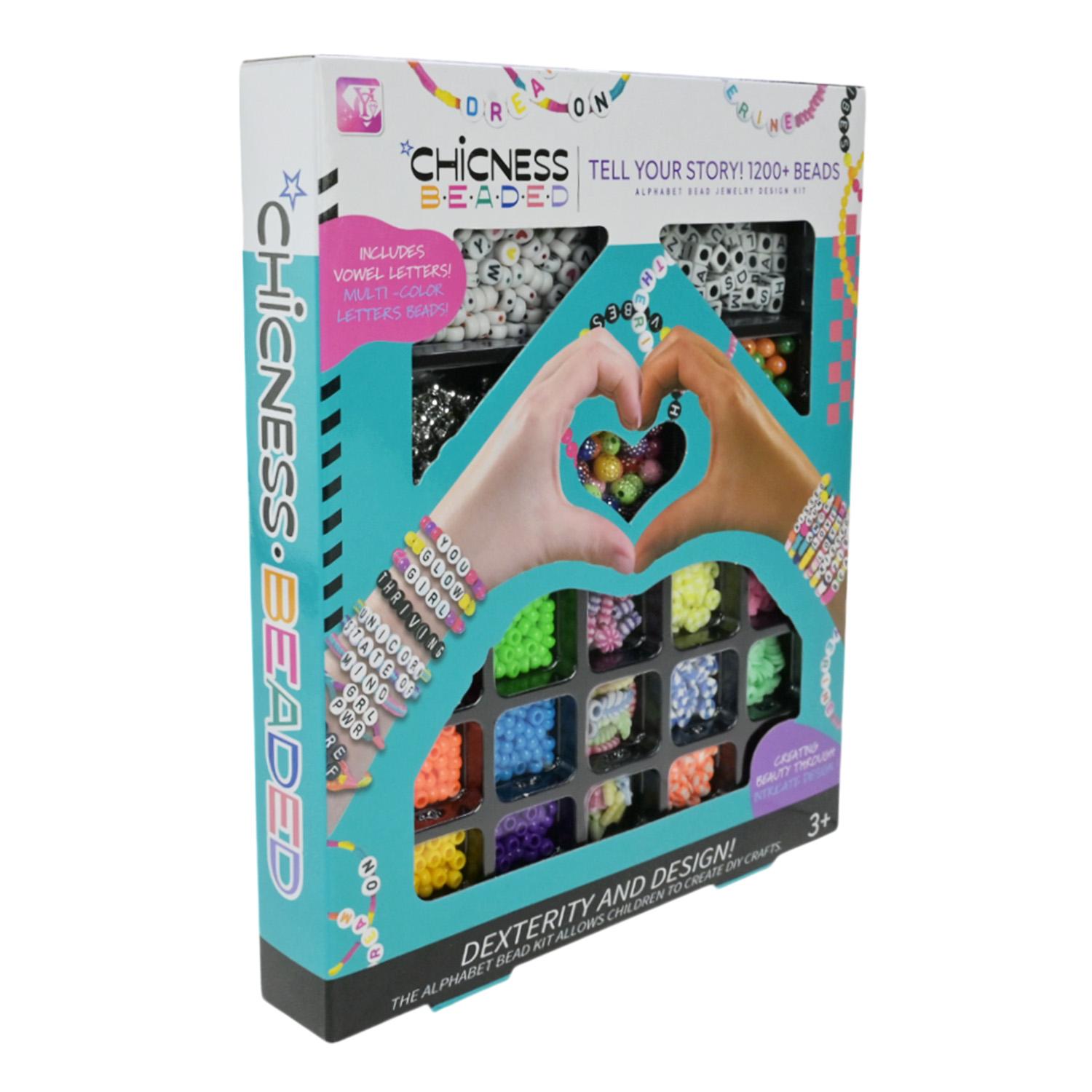 Бісер арт. 338-1121/338-1122 (144шт/2) бісер, намистини,короб. 20*3*24см