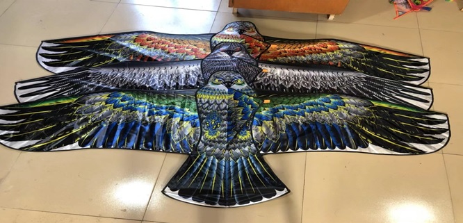 Іграшка повітряній змій арт. VZ-2101 (300шт) 2,2 м, 3 види, у пакеті