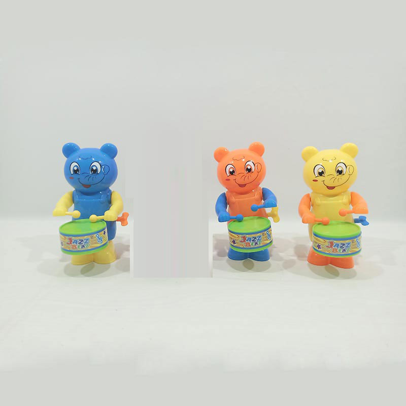 Заводний слоник арт.Q8023 (360шт/2) 3 кольори мікс, пакет 10,5*17,5*7,5см