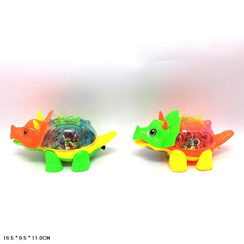 Заводна тваринка арт. 878D (240шт/2) 2 кольори мікс, світло, пакет 16,5*9,5*11см