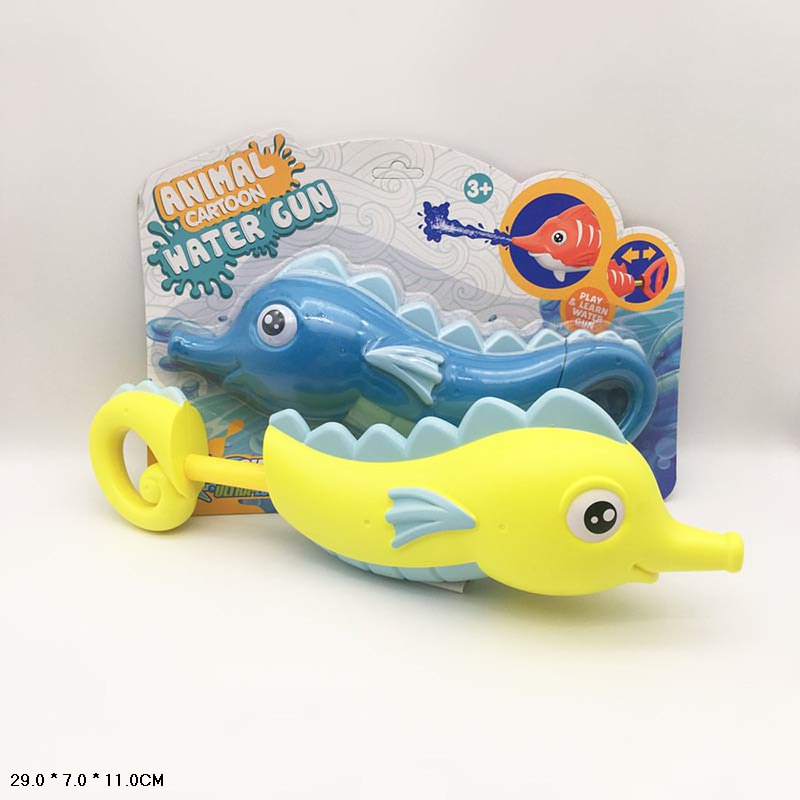 Водяний пістолет 1680 (72 шт/2)Рибка,2 кольори 29*7*11 см на планшетці