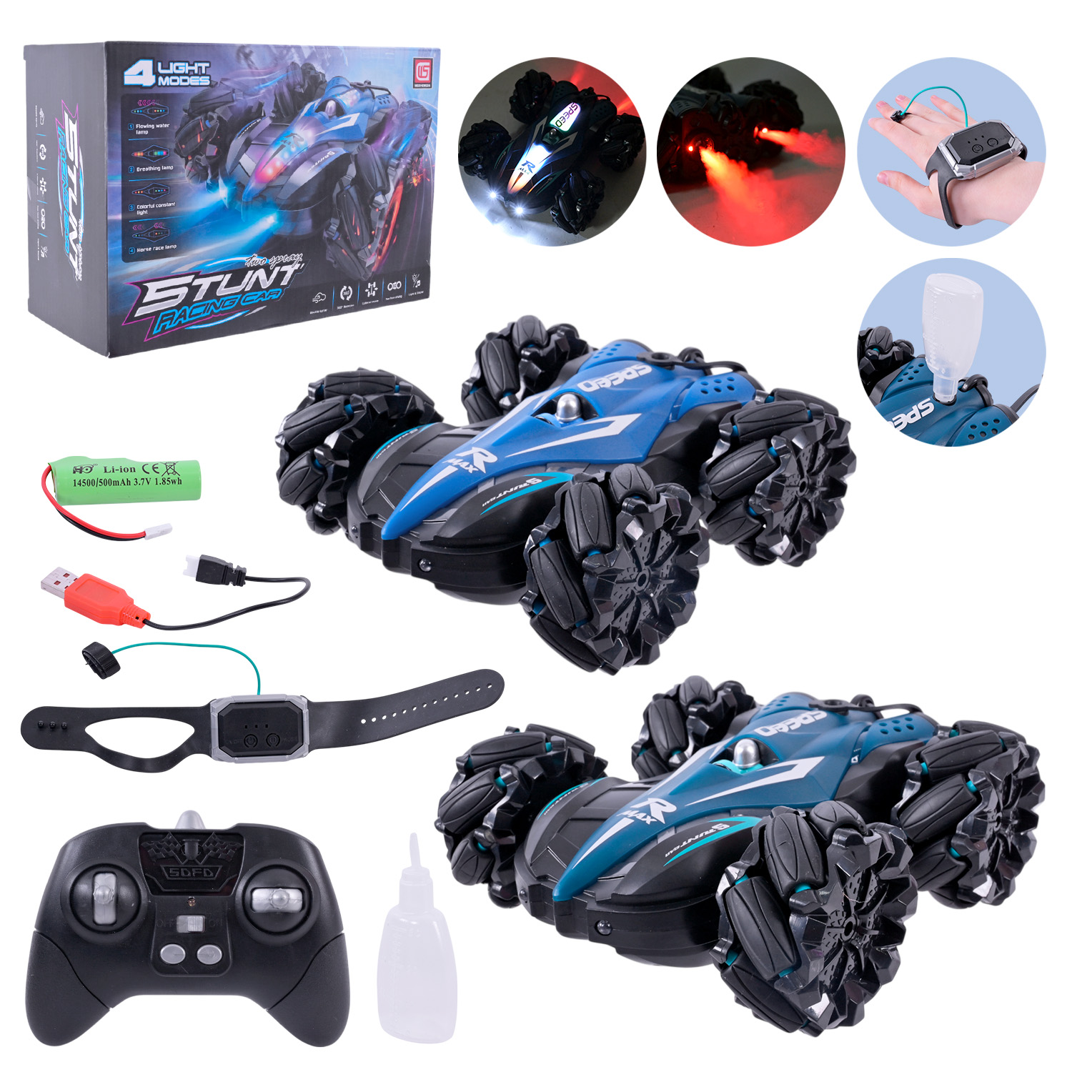 Машина-перевертень р/к акум арт. CV-D901-2 (30шт) 2 кольори,короб. 25,2*17,2*10,2см