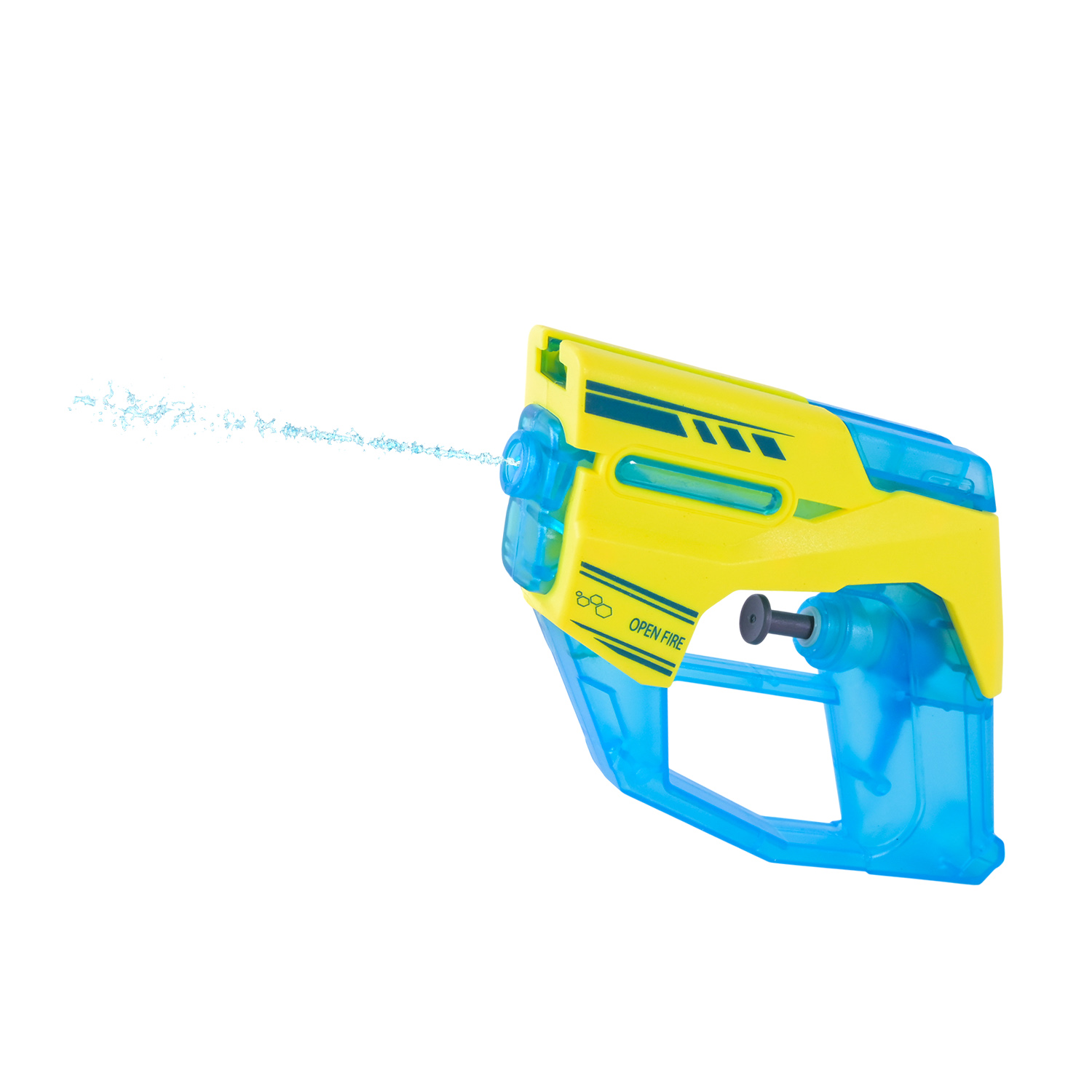 Водний пістолет арт. 0001 (360шт/2) 15 см 2 кольори, у пакеті 14*3*20 см