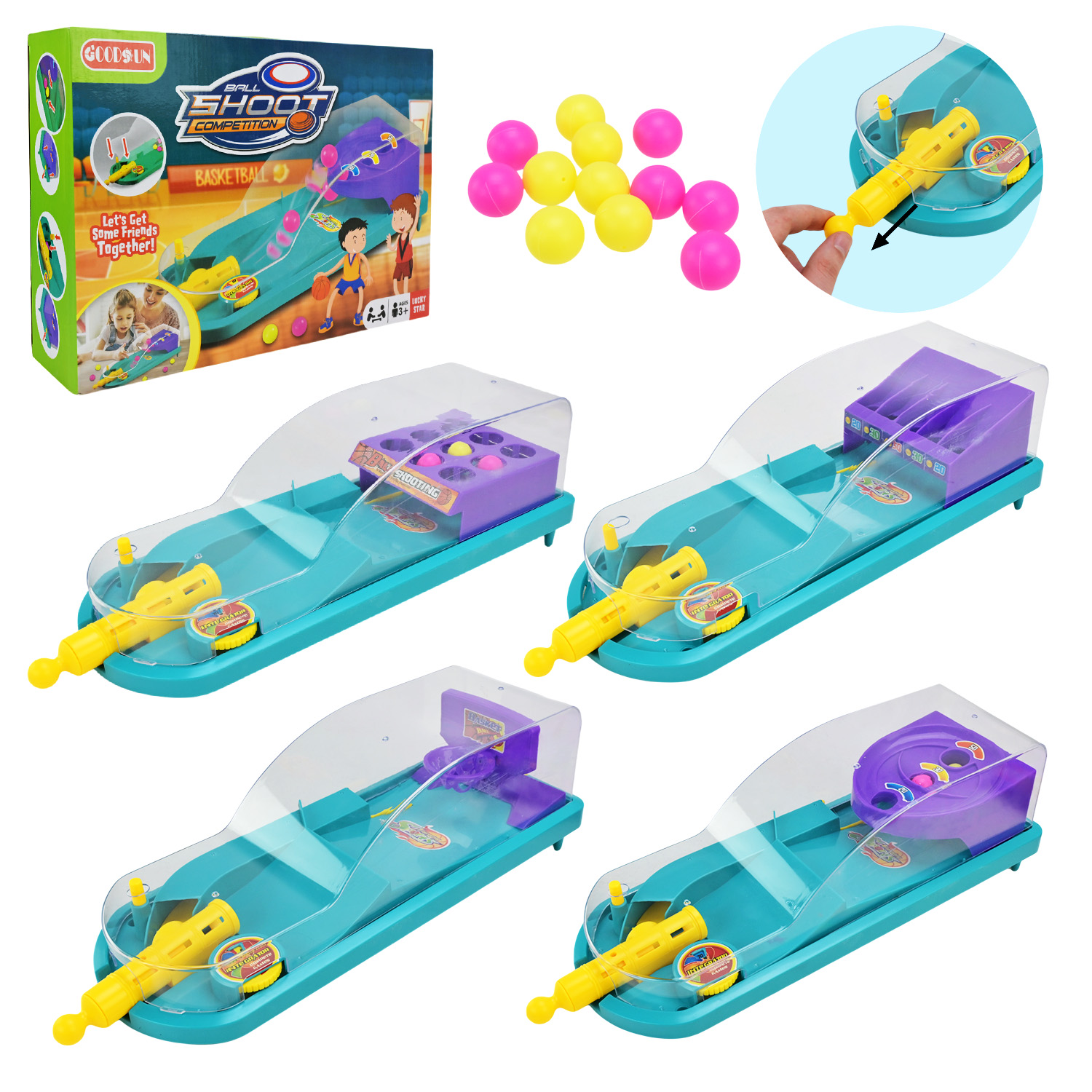 Іграшка пінбол настільний арт. 8902(24шт) у коробці 33*48*9 см