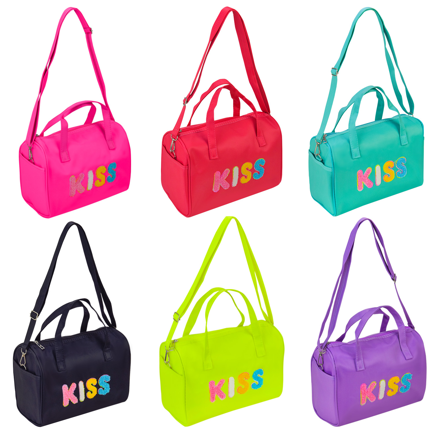 Сумка KISS арт. K12106 (100шт) мікс кольорів 27*18*14 см