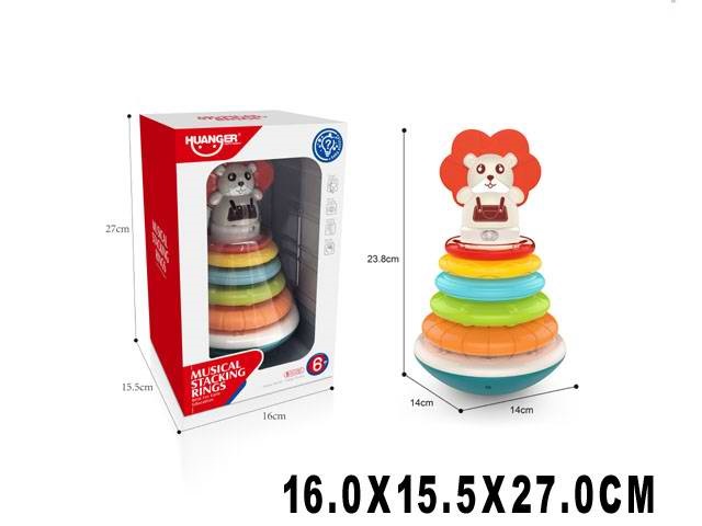 Неваляйка арт.  HE0294 (1993489) (12шт) батар., короб. 16*27*15,5см