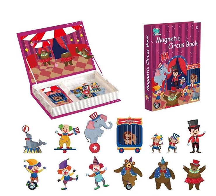 Набір для творчості арт. 8726-40 (36шт/2) "Магнітна книга", 53 дет. 19*4*26,3 см