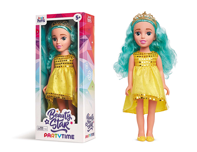 Лялька арт. KH40/004 (8шт) Beauty Star Party Time,лялька 46 см короб. 21*52*12см