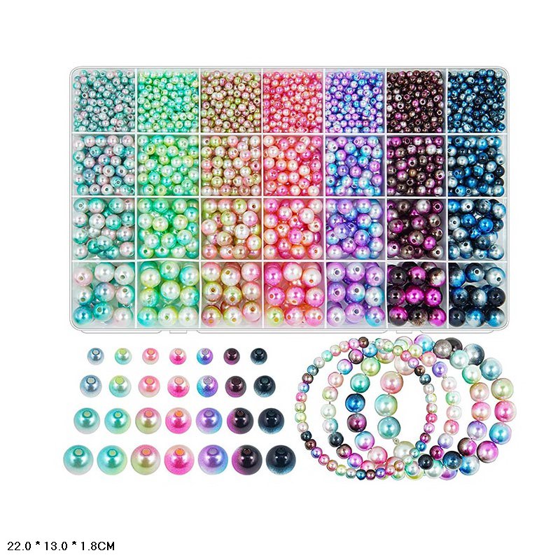 Бісер арт. 1191-15 (96шт/2) бісер, намистини, короб. 22*13*1,8см