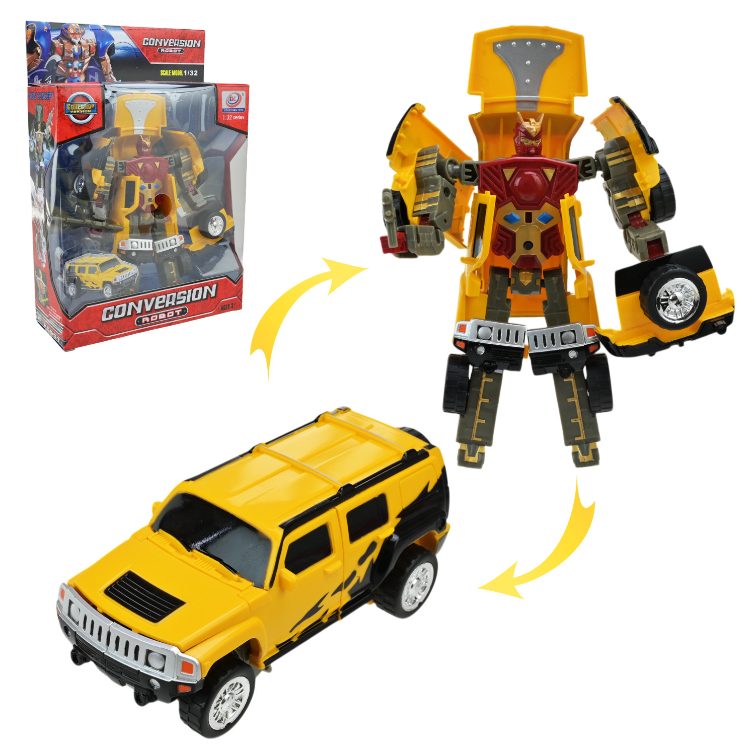 Трансформер арт.998-1 (60шт/2) 2 види,короб 26*18,5*7см