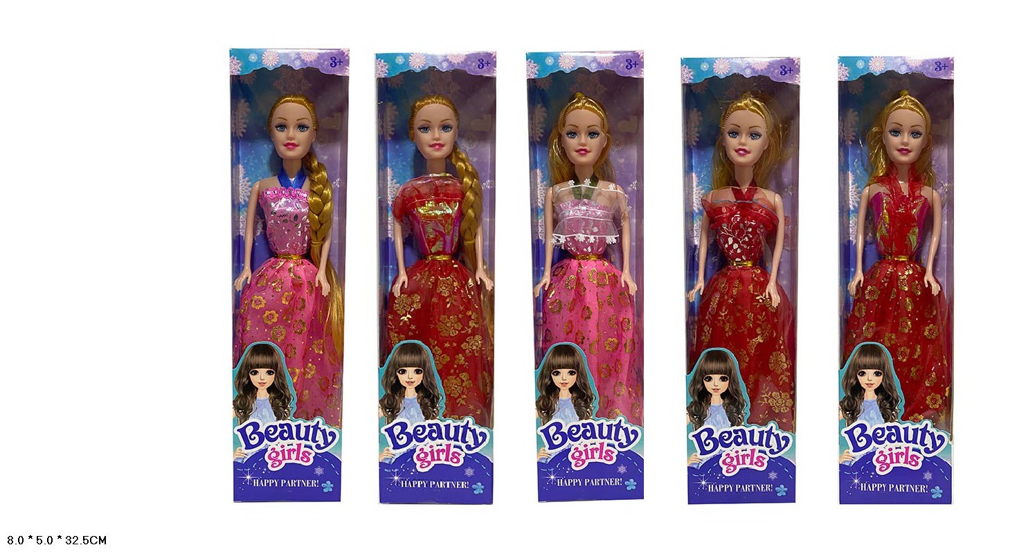 Лялька арт. YX108A-1/2/3/4/5 (240шт/2) мікс 5 видов короб. 8*5*32,5см