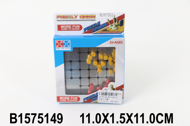 Іграшка настільна Солітер арт. HY715C-2 (240 шт)у короб. 11*1,5*11 см